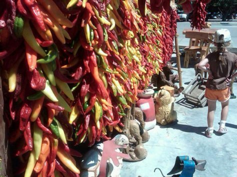 Chile Ristras in Hatch, New Mexico